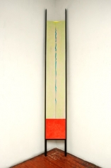 Element, 2014, acrylic on fabric on wood,&nbsp;121 x 17.5 inches/307.3 x 44.5 cm