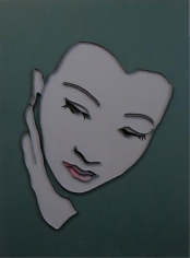 Lee Waisler, Anna May Wong, 2011, Acrylic and wood on canvas, 40 x 30 inches