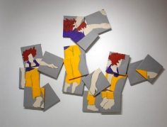 Susan Weil, Trisha Dancing, 2001, Acrylic on canvas, 60 x 85&quot;