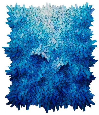 Chun Kwang Young, Aggregation 19 - JU45, 2019, mixed media with Korean mulberry paper, 45.75&nbsp;x 39.4&nbsp;inches/116 x 100 cm