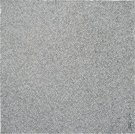 Zhang Yu, Fingerprints-2006.1-3, 2006, Xuan paper, ink and wash, 29.5 x 29.5 inches