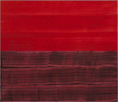 Red and Violet Red, 2016, oil on linen,&nbsp;71 x 82 inches/180.3 x 208.3 cm