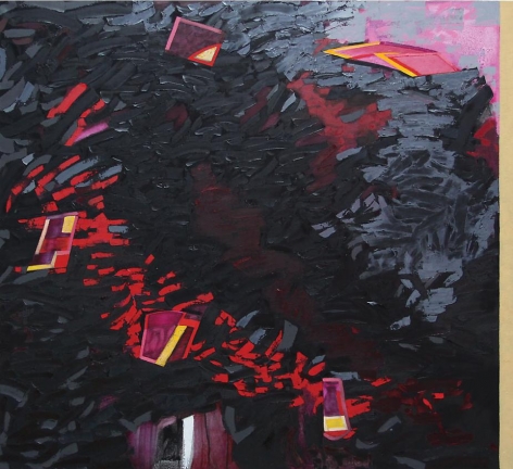 Marking Time, 2011, oil on linen, 40 x 44 inches