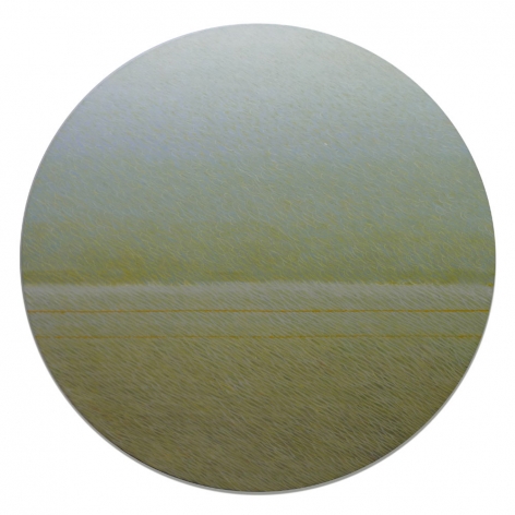 Before and After, 2010,&nbsp;oil on canvas,&nbsp;diameter: 60 inches/152.4 cm