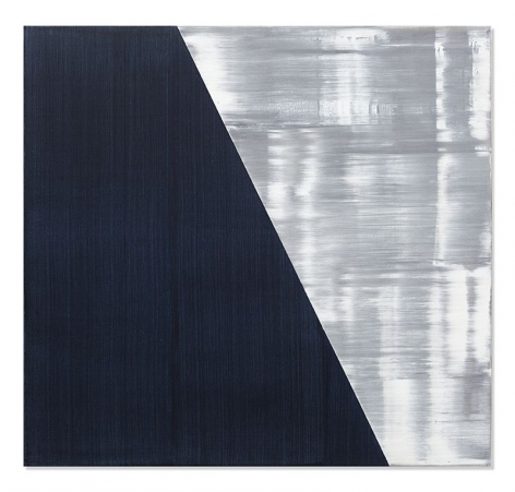 Ricardo Mazal, SP Black 9, 2019, oil on linen, 30 x 32 inches/76.2 x 81.3 cm