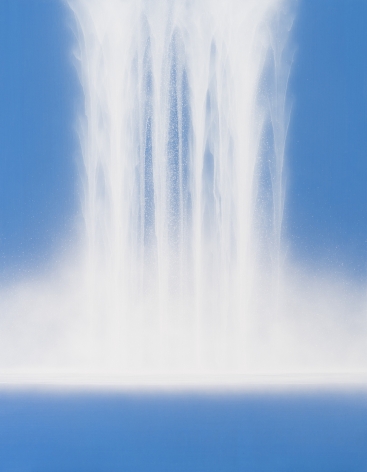 Waterfall, 2020, natural pigments on Japanese mulberry paper mounted on board, 45.9 x 35.8 inches/117 x 91 cm