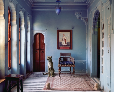 The Maharaja&#039;s Apartment, Udaipur City Palace, 2010, colour pigment print on Hahnemühle Fine Art Baryta 325gsm, 58 x 72.5 inches/147.3 x 184.2 cm