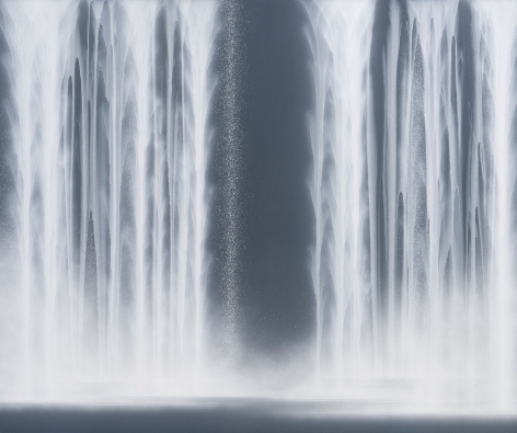 Waterfall, 2020, natural pigments on Japanese mulberry paper mounted on board, 63.8&nbsp;x 76.8&nbsp;inches/162 x 194 cm