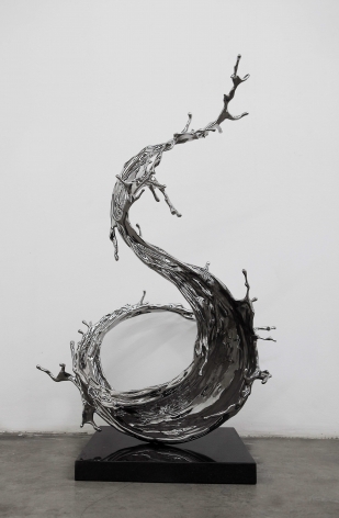 Yan Fei, 2019, stainless steel ,29.92 x 25.59 x 43.31 inches/76 x 65 x 110 cm