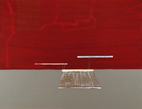 cheyenne, 2009, acrylic on panel, 16.5 x 21.5 inches