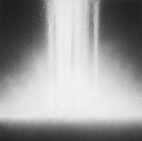 Hiroshi Senju, Waterfall, 2011, natural and acrylic pigments on Japanese mulberry paper, 63 13/16 x 63 13/16 inches