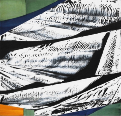 , Ricardo Mazal, Black Mountain MK 11, 2014, oil on linen, 40 x 42 inches / 101.6 x 106.7 cm.