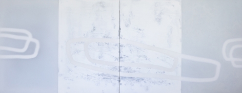 Carriage, 2016, mixed media on canvas, 75 x 192 inches/190.5 x 487.7 cm