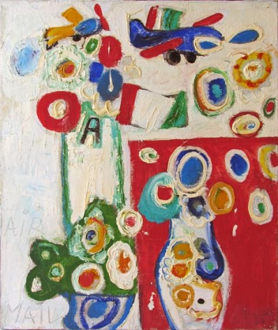 Air Mail, 1966, oil on canvas, 23.75 x 19.75 inches