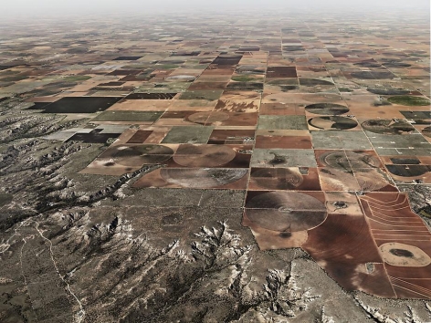 Pivot Irrigation #11 , High Plains, Texas Panhandle, USA, 2011, chromogenic color print, 48 x 64 inches