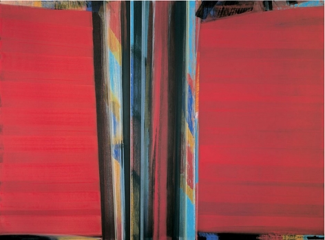 Licini a Broadway, 2006, acrylic on linen, 94.5 x 128.75 inches/240 x 327 cm
