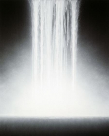 , Hiroshi Senju, Waterfall, 2011, acrylic pigment on Japanese mulberry paper, 89.5 x 71.6 inches/228 x 182 cm