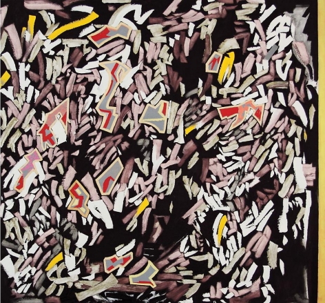 Compound, 2011, oil on linen, 62 x 68 inches