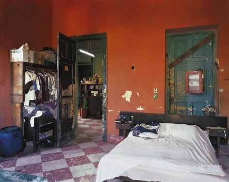 Bedroom, Ciudadela, formerly the house of Countess O&rsquo;Reilly, the Condesa de Buenavista, 6 #320, Miramar, Havana, Cuba, 2001, archival inkjet print, 40 x 50 inches