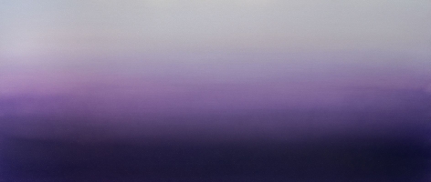 Murasaki (Purple)&nbsp;6.19.23.75.55.5, 2019, pigment and urethane on aluminum, 23.75 x 55.5 inches/60.3 x 141 cm