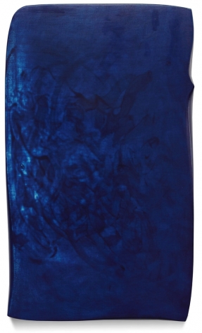Flux, 2011, acrylic&nbsp;on fabric on wood,&nbsp;32 x 19 inches/81.3 x 48.3 cm