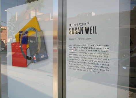Sundaram Tagore Gallery, Beverly HIlls, Installation Susan Weil  Motion Pictures October, 2008