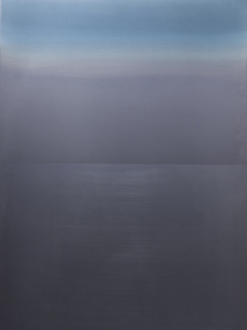 Miya Ando, Sentient 2, 2012, hand dyed, anodized aluminum, 40 x 30 inches