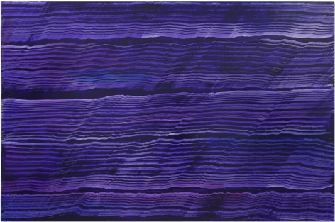 Violet Blue 4, oil on linen, 66 x 100 inches/168 x 254 cm