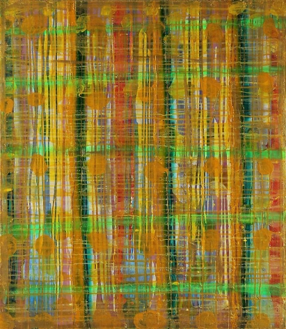 Angkrit Ajchariyasophon, 2011074, 2011, oil, acrylic, spray paint on wood panel, 39.7 x 34.6 inches